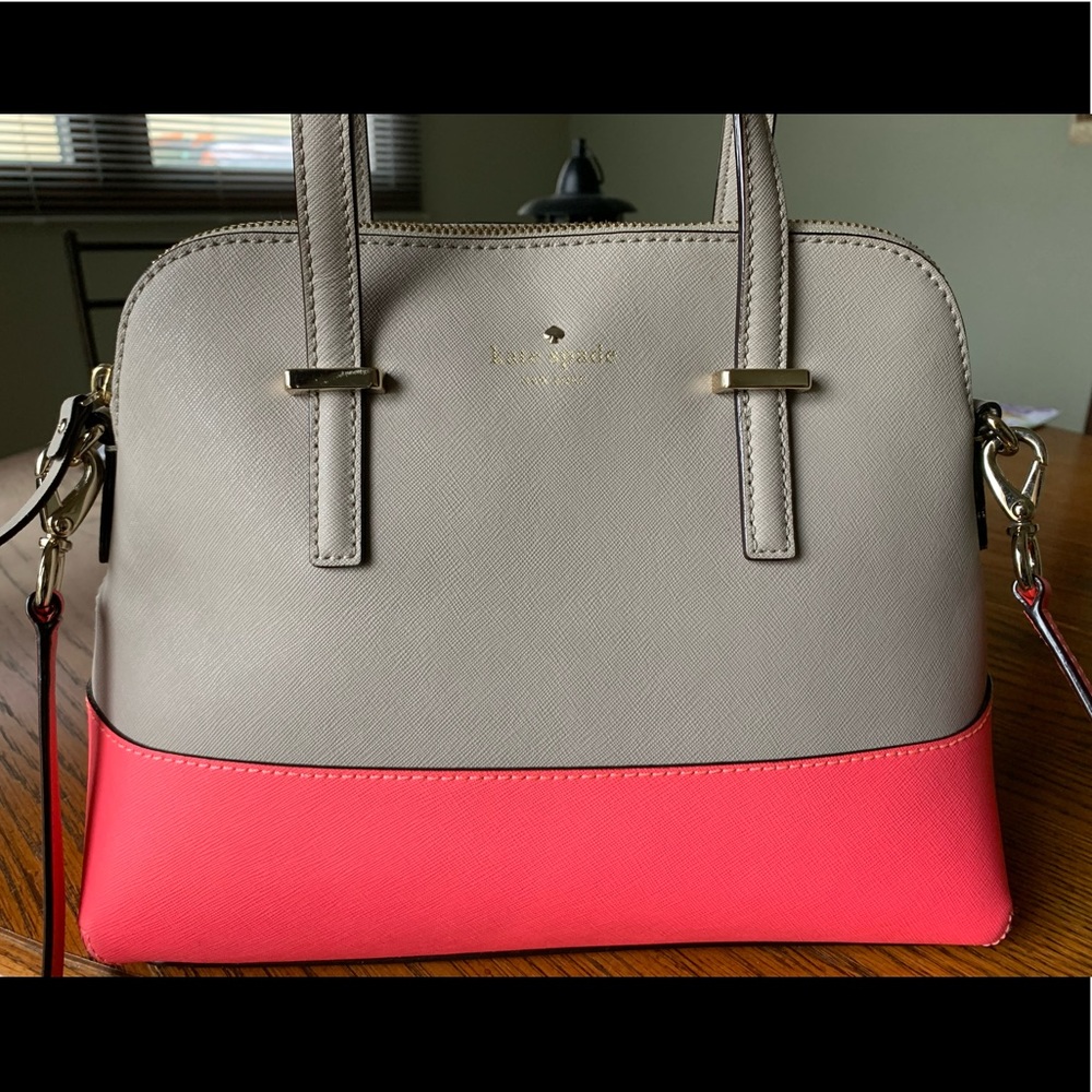 Kate Spade Pink & Gray Purse